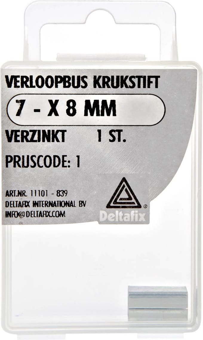 Deltafix verloopbus krukstift verzinkt 7 - x 8 mm 1 st.