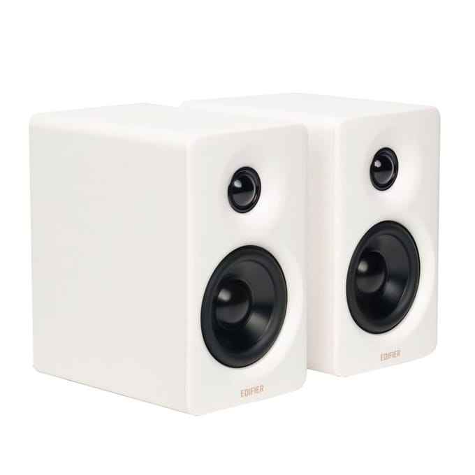 EDIFIER M60 Draadloze Desktop 2.0 Luidsprekers 66W RMS Bluetooth 5.3 Hi-Res Audio LDAC USB-C AUX EQ-instelling Multimedia Monitorluidsprekers White