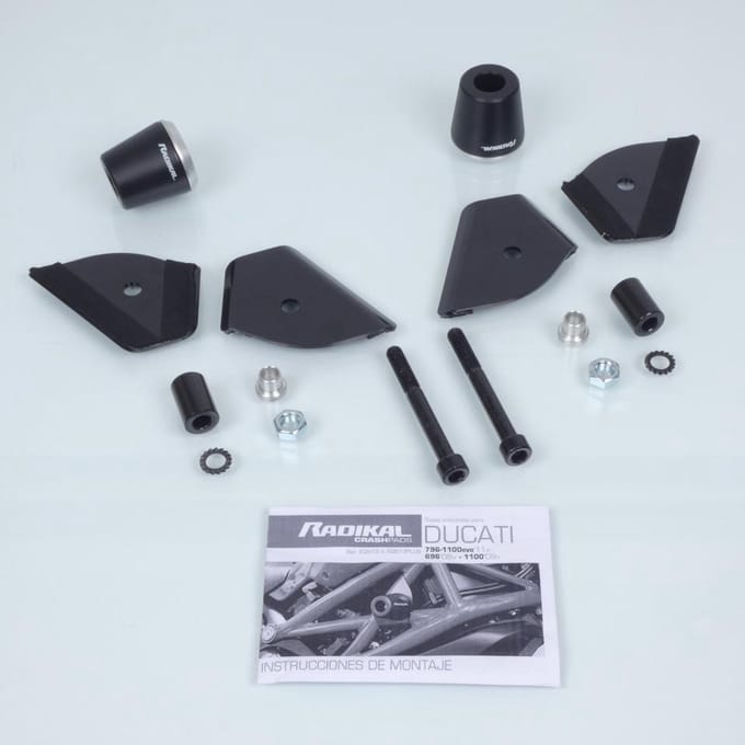 Valblok carter Radikal voor motor Ducati 1100 Monster Evo vanaf 2011 EQ513PLUS
