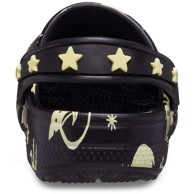 Crocs Classic Graphic Thermoplastische Zwarte Instappers