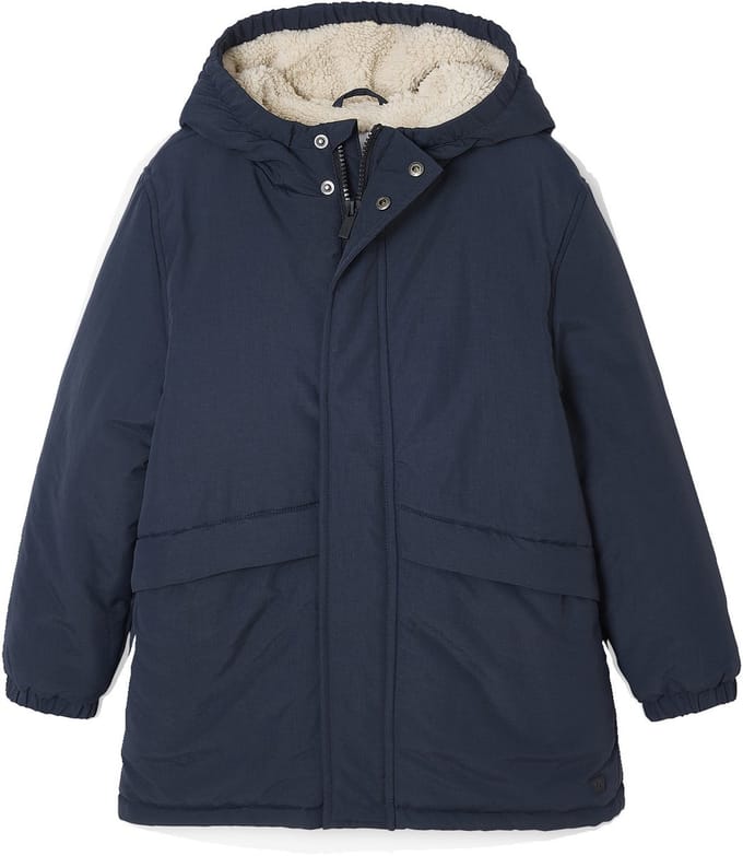 Vertbaudet Parka met capuchon en sherpavoering voor jongens