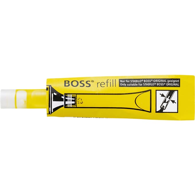 STABILO BOSS ORIGINAL - Refill - Geel - per stuk