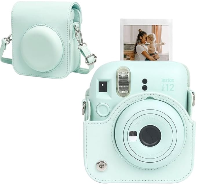 EtuiTab Instax Serie - Cameratas - Groen - Schouderriem