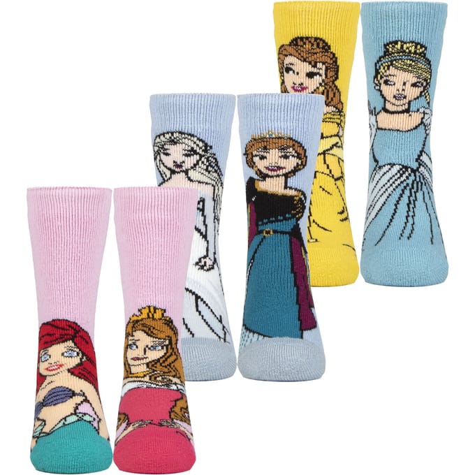 Heat Holders Lite 3 Paar Disney Prinses Sokken - Disney Prinses