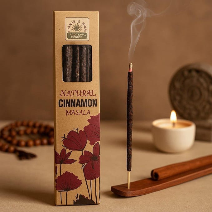 Bâtonnets d'encens à la cannelle Masala Naturel - 11 Bâtonnets