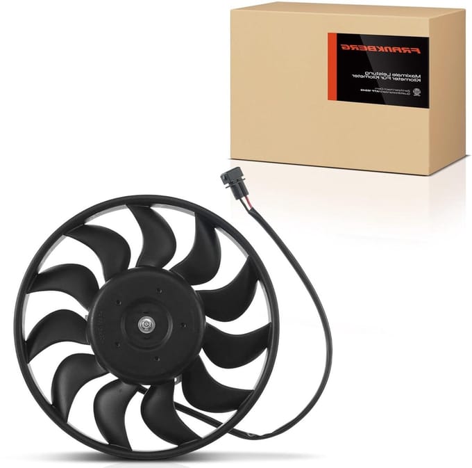 Radiateurventilator - Koelventilator Motor - Motor Koeling - 350W Vermogen - 280mm - Zwart