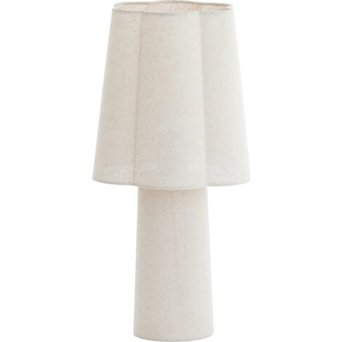 Light & Living - Tafellamp MUSABY - Ø25x50cm - Wit