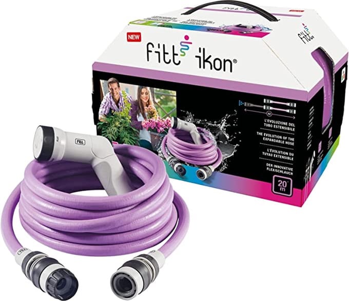 Fitt Ikon Uitzetbare Tuinslang - 20m - Purple