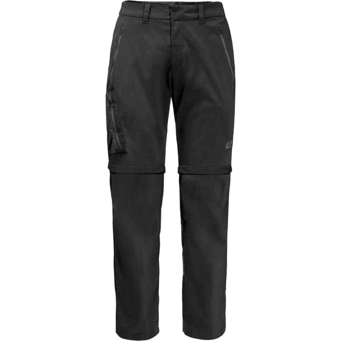 Jack Wolfskin Heren Overland afritsbroek (Zwart)