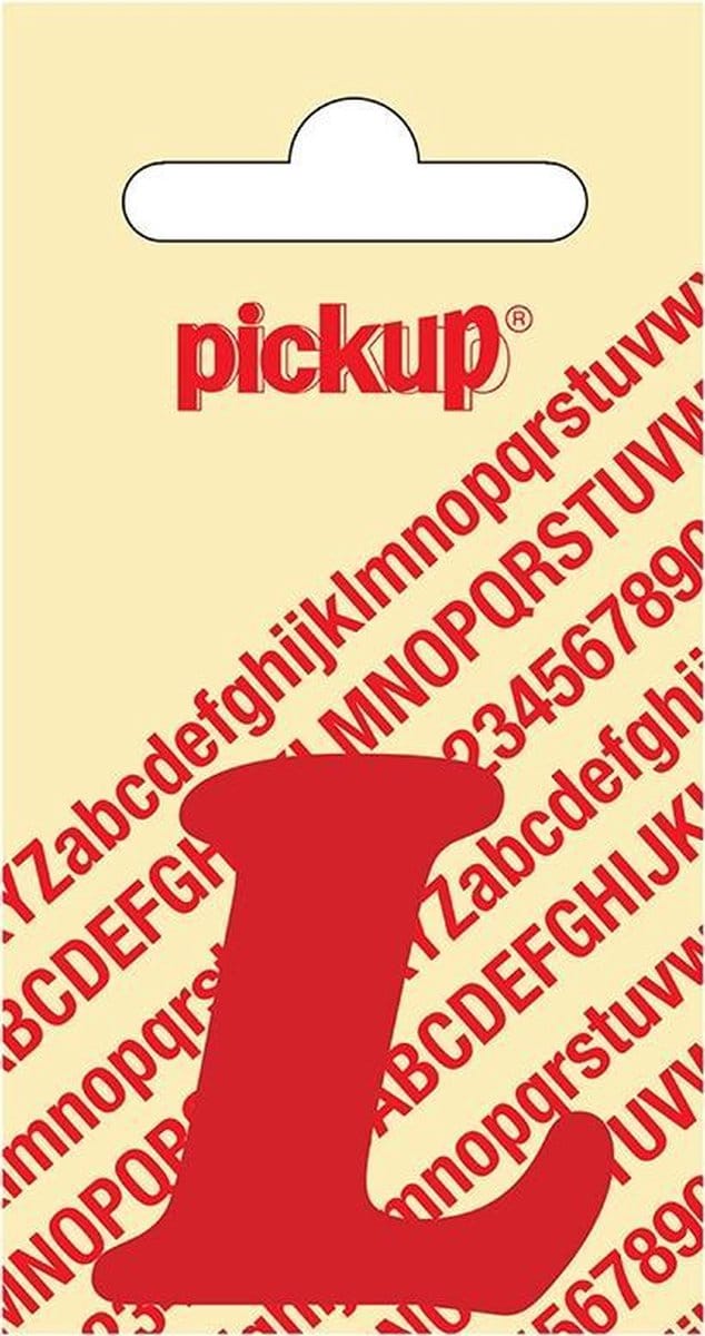Pickup plakletter CooperBlack 40 mm - rood L
