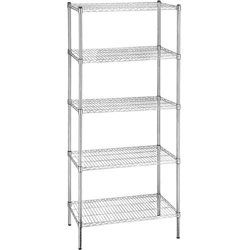 GGM Gastro Stahlregal - 900x450mm - 5 Ablagen - Chrom