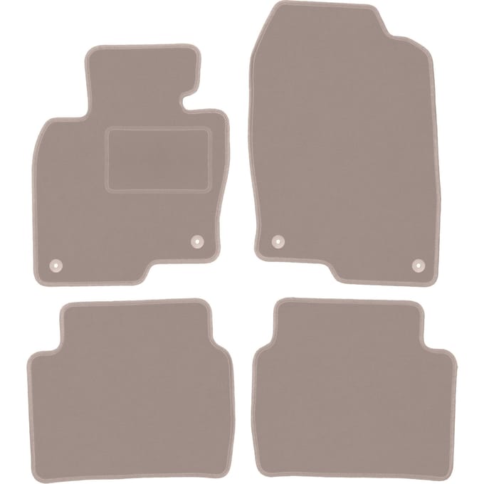 Beige veloursmatten voor: Mazda CX-5 II SUV (2017-)