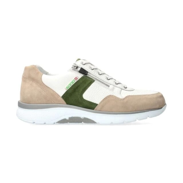 Mephisto Amory - heren sneaker - Beige - maat 45 (EU) 10.5 (UK)