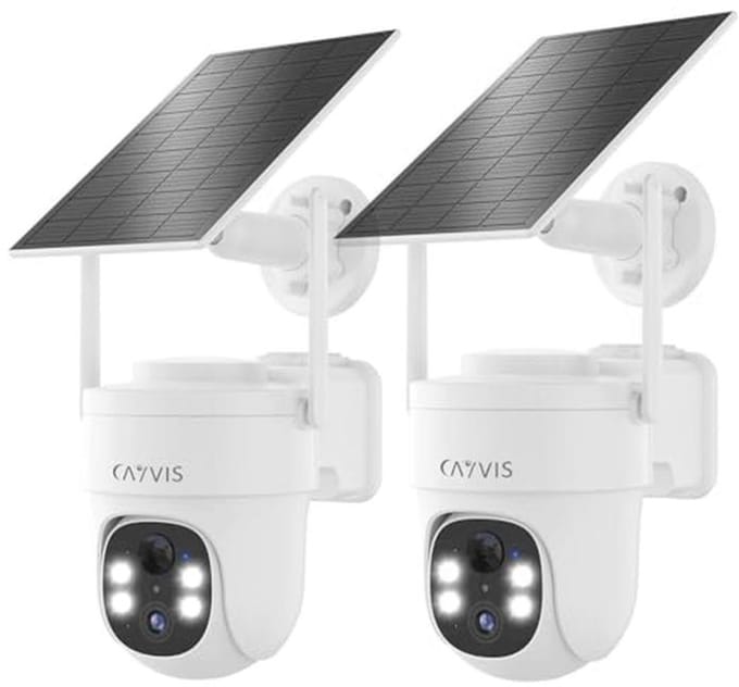 2K 3MP Bewakingscamera voor Buiten met 360° Zicht en Nachtzicht