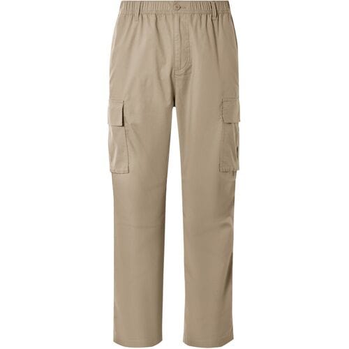 LIVERGY Heren cargobroek (Beige, L)