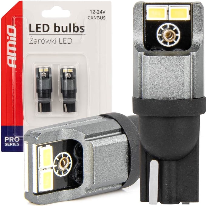AMiO LED-lampen CANBUS 2016 3020 4SMD T10 W5W W10W 12V/24V