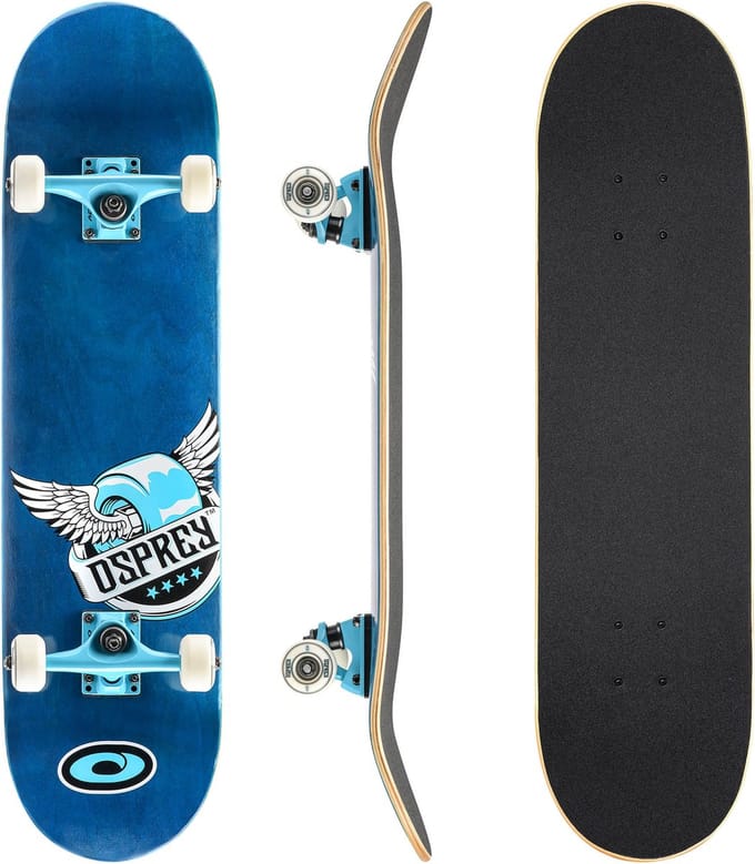 Osprey Pride – Pro Skateboard – 31 inch – Double Kick – ABEC 7 – 7-laags Esdoorn
