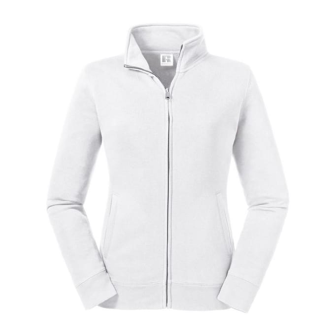 Russell Dames/dames Authentieke Sweat Jacket (Wit)