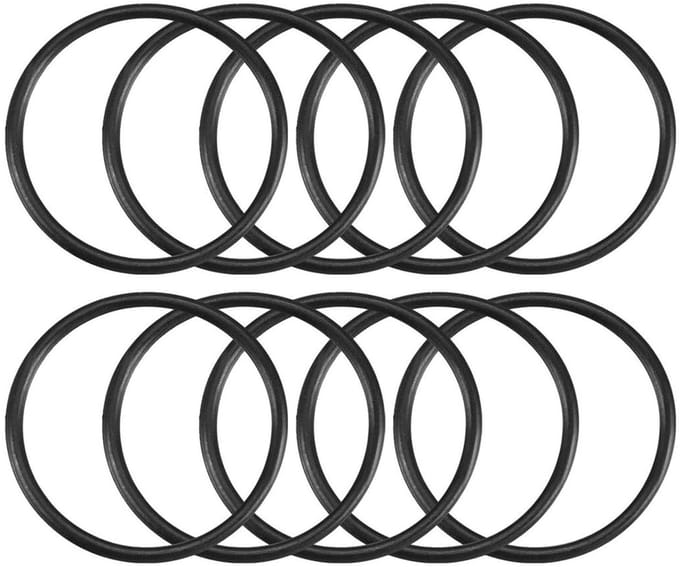 Set van 10 Nitril Rubber O-Ringen, 37mm Buitendiameter, 32mm Binnendiameter, 2.5mm Breed, Ideaal voor Waterdichte Afdichtingen, Rubber Washers en Spacers