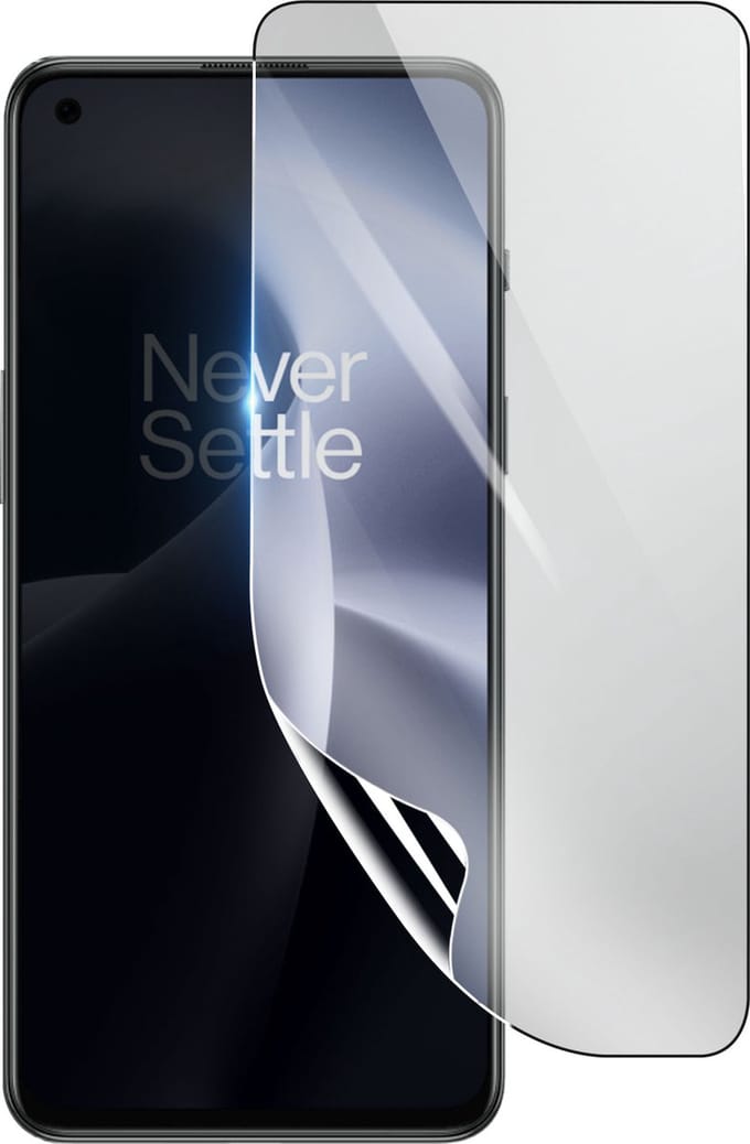 3mk, Geschikt voor Oneplus Nord 2T, Schokbestendige Hydrogel Screenprotector, Transparant