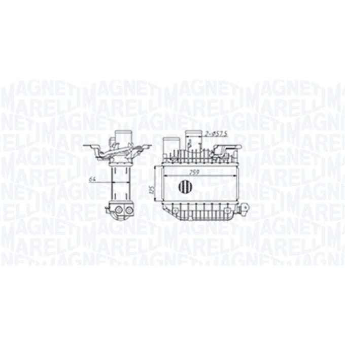 InlaatluchtRadiator MAGNETI MARELLI 351319205310