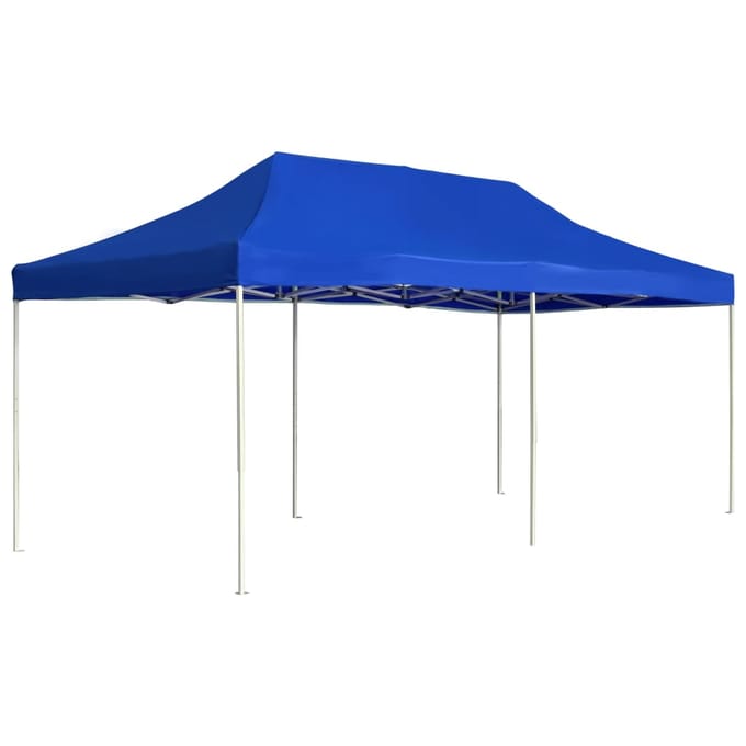 vidaXL - Partytent - professioneel - inklapbaar - 6x3 - m - aluminium - blauw