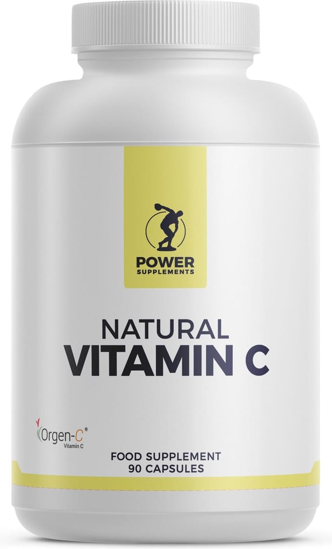 Power Supplements - Natuurlijke Vitamine C - 100% natuurlijke Vitamine C - 180 caps
