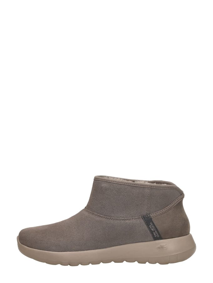 Skechers Hands Free Slip-Ins On-the-Go dames gevoerde boot - Taupe - Maat 37