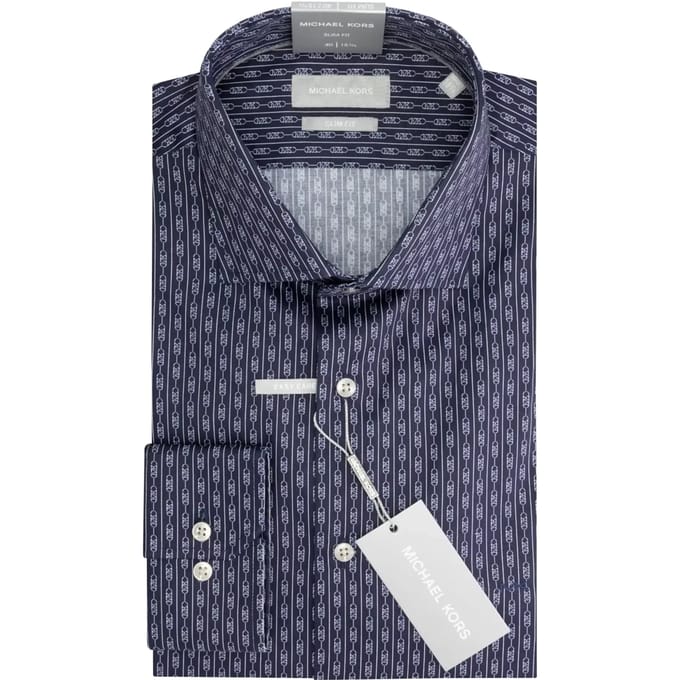 Strepen geprinte slim shirt Michael Kors Empire