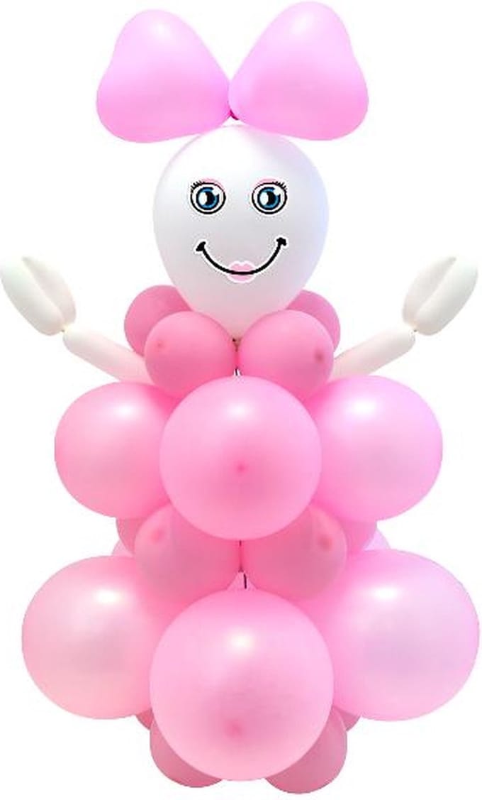 Folat - DIY Balloon Kit Baby Girl