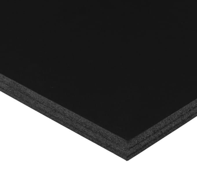 Kangaro foamboard - A4 - 10mm - zwart - doos van 10 stuks