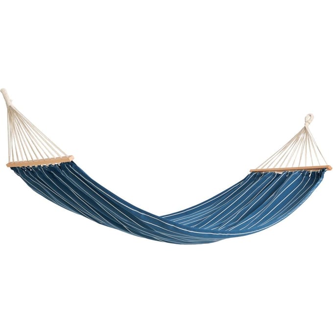 HAY Buitenmarkt hangmat - HAYMarketBluebeigestripe
