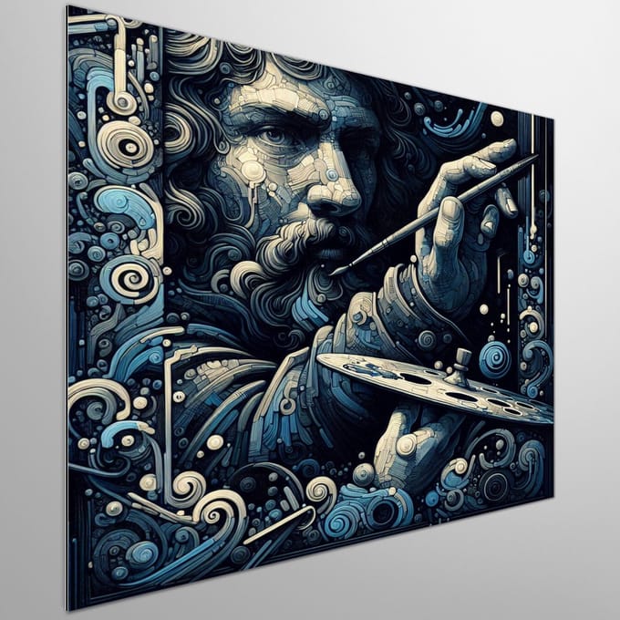Kunstprint | Wanddecoratie | Dibond | 20 × 20 cm