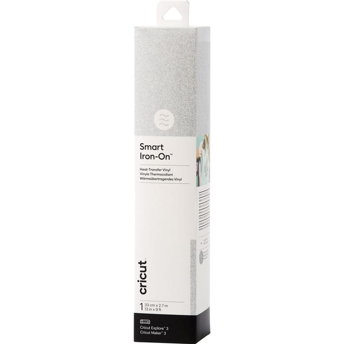 Cricut Ijzer-op-folie "Smart Iron-on", 33  x 270 cm - Glitter Silver