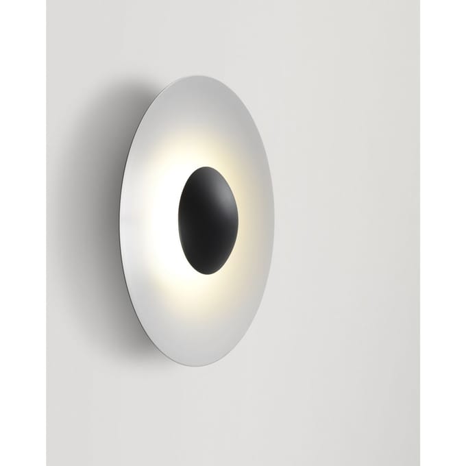 Marset Ginger C Wandlamp Outdoor - zwart-wit - Ø20 cm