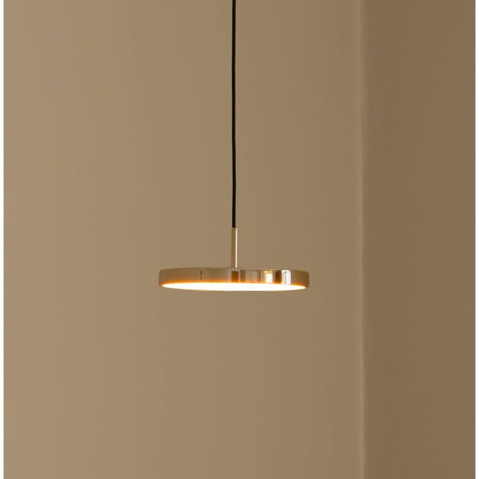UMAGE LED hanglamp Asteria Micro, gepolijst messing, Ø 15 cm