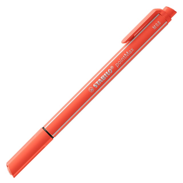 STABILO pointMax - Hardtip Fineliner - Large 0,8 mm - nylon punt - ARTY Etui Met 24 Kleuren