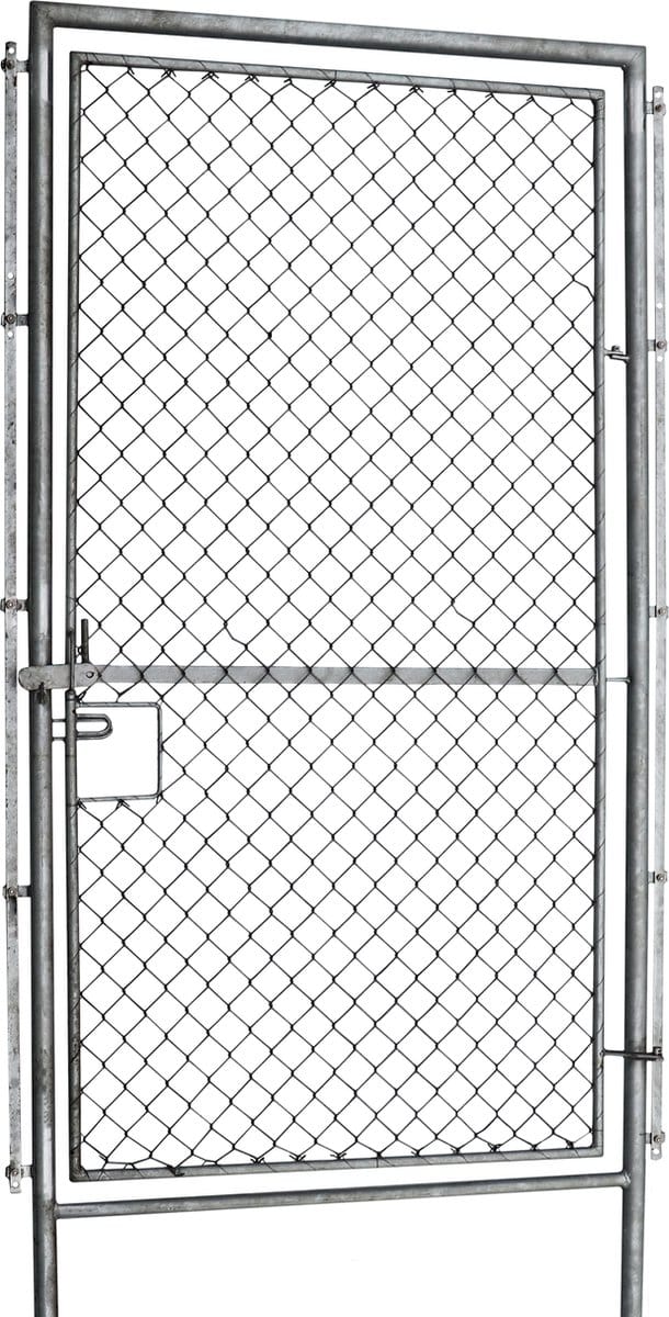 Poort voor wildhek, boshek, weidehek, geknoopt draadgaas, 2 meter breed