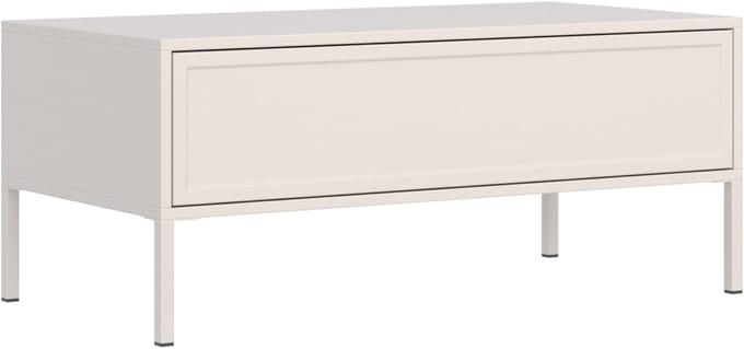 Selsey Velveto - Salontafel met lade, kasjmier, 100x50 cm