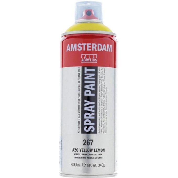 Spuitbusverf - Spraypaint - #267 - Azogeel Citroen - Amsterdam - 400ml