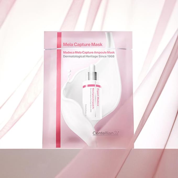 [Centellian24] Madeca Mela Capture Ampoule Mask 25ml*5 stuks white