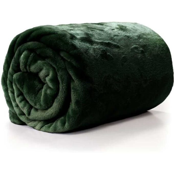 Unique Living - Enzo plaid 130x180cm Dark Green