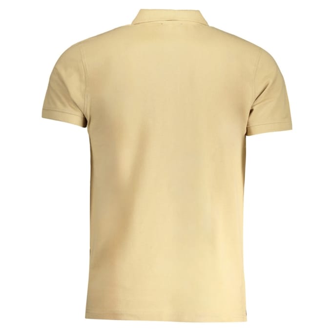 Cavalli Class Gedurfde Logo Beige Polo Shirt