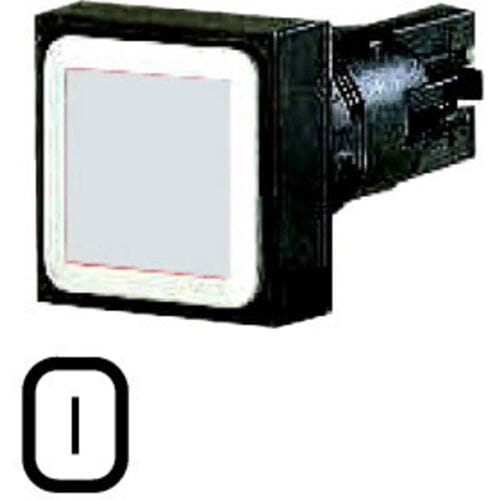 Eaton 086752 Q18D-WS Druktoets Terugstelbaar Knop Wit 1 stuk(s) Piece