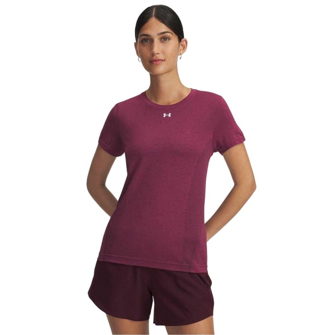 Under Armour Dames Vanish Seamless T-shirt (Fuchsia)