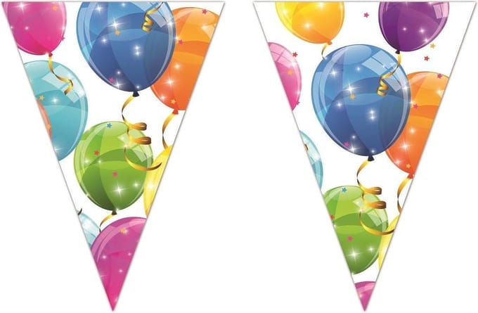 Procos Vlaggenlijn Ballonnen 100 Cm