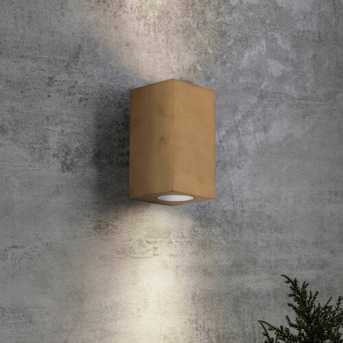 KS Verlichting Big Levi Up en Down Muurlamp Messing