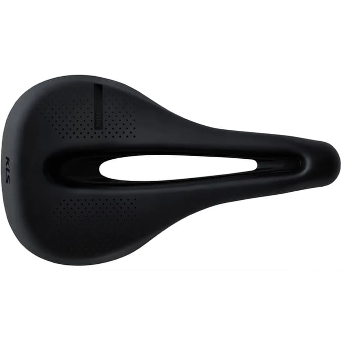 Kellys Pufer Lite Fietszadel - Zwart, 250x145mm, 280g