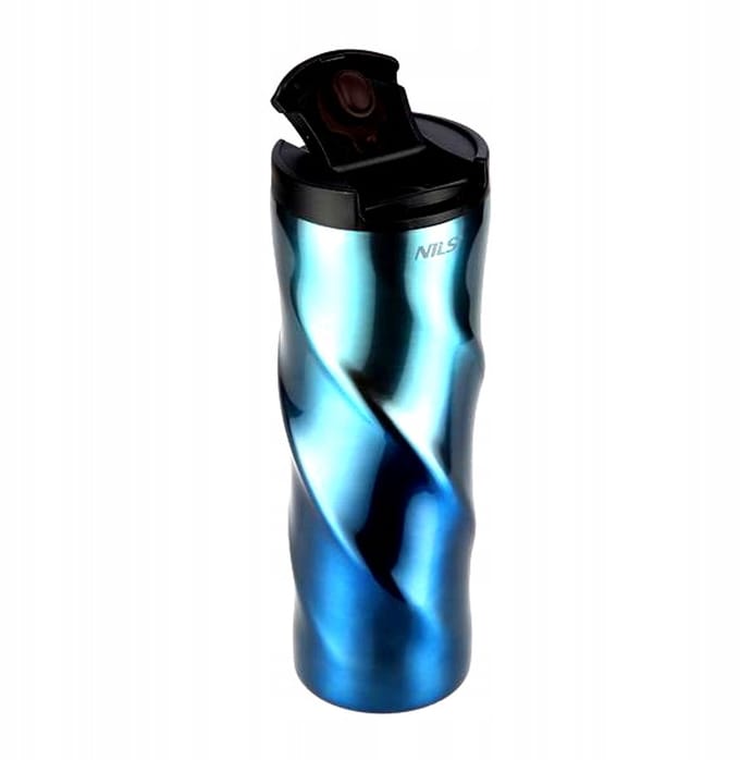 Nils Camp Blauwe Thermosbeker 500ml - Houdt Drankjes Warm/Koud