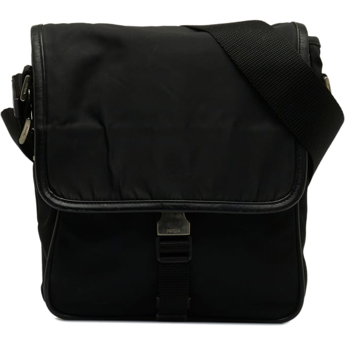 Nylon Schoudertas met Kliksluiting